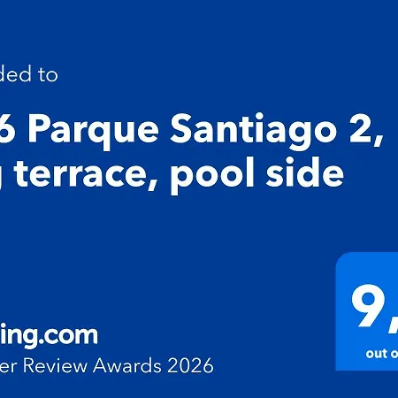 Апартаменты 196 Parque Santiago 2, Big Terrace, Pool Side Плая-де-лас-Америкас